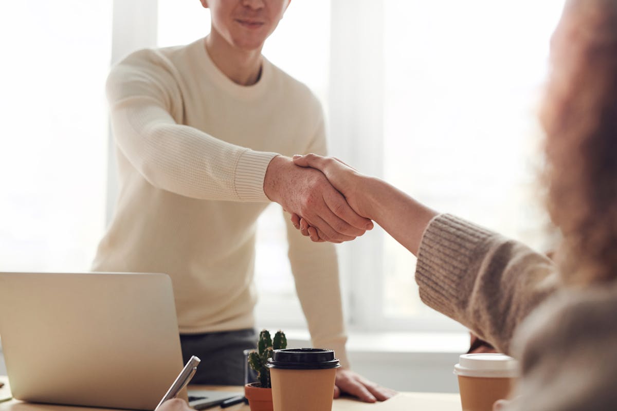 Professional advisor meeting with clients